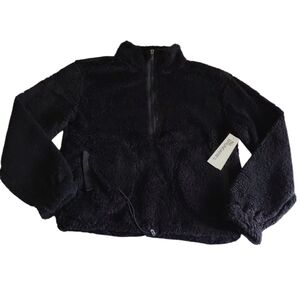 No Boundaries Medium(8-10) Youth Black Sherpa Pullover